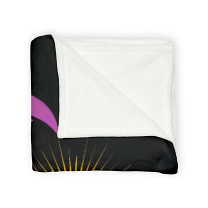 Hawaii Island Style Throw Blanket Super Soft Fleece - Black - O'ahu Surf Company