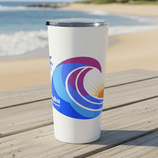 Hawaii Island Style Wave Tumbler 20oz - O'ahu Surf Company