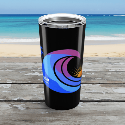 Hawaii Island Style Wave Tumbler 20oz Cool Insulated Drink Cup Great for Beach Pool Work or Travel - O'ahu Surf Company