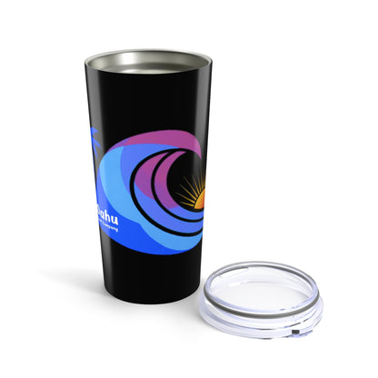Hawaii Island Style Wave Tumbler 20oz Cool Insulated Drink Cup Great for Beach Pool Work or Travel - O'ahu Surf Company