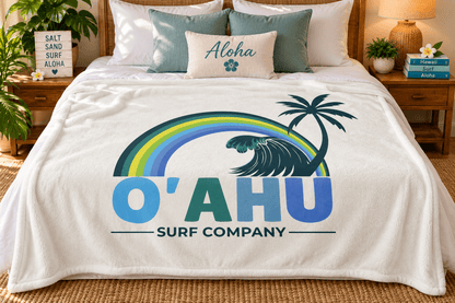 Hawaii Island Throw Blanket - O'ahu Surf Company