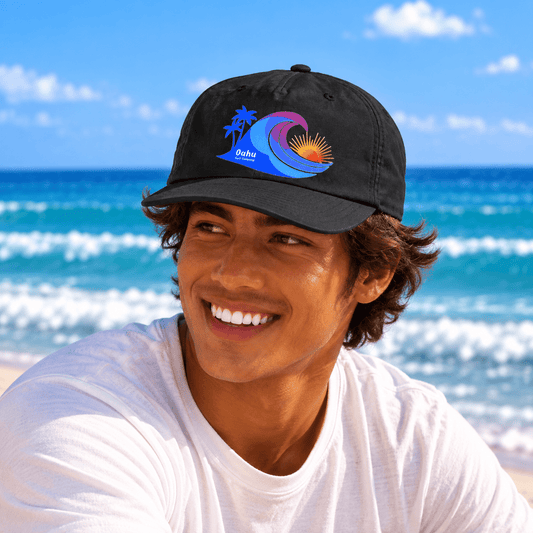 Hawaii Island Wave Quick-Dry Surf Hat - O'ahu Surf Company