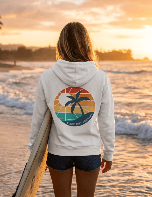 Hawaii Rainbow Surf Hoodie – Vintage Hawaiian Unisex Sweatshirt - O'ahu Surf Company