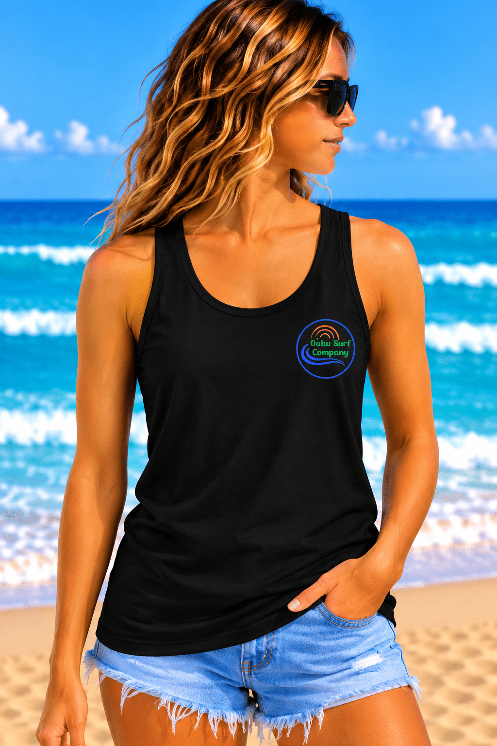 Hawaii Rainbow Turtle Unisex Tank Top - O'ahu Surf Company
