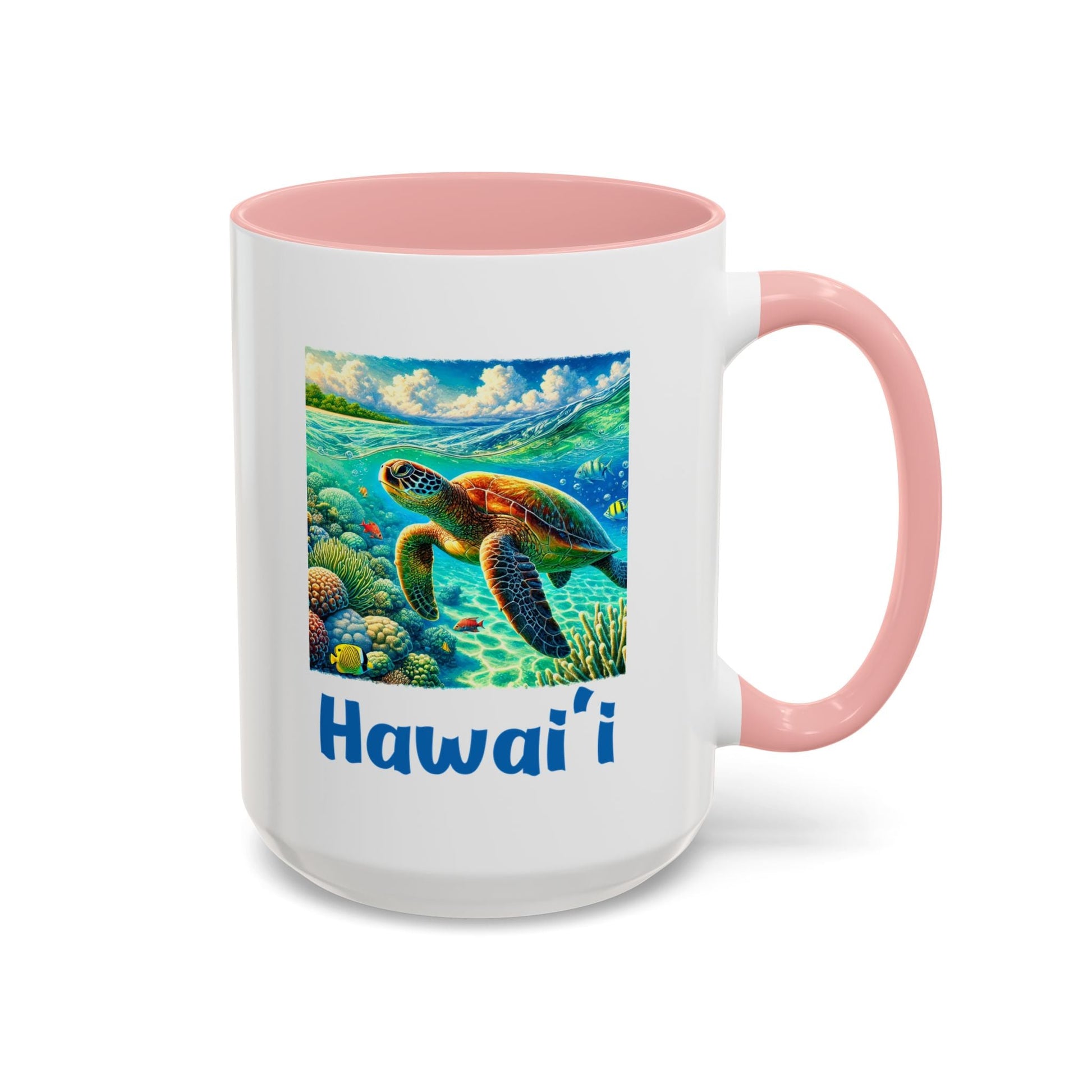 Hawaii Sea Turtle Mug 15oz - O'ahu Surf Company