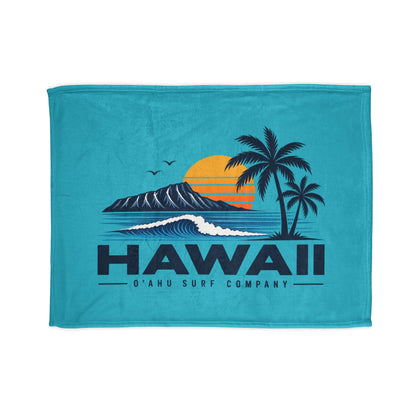 Hawaii Sunset Throw Blanket - O'ahu Surf Company