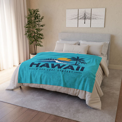 Hawaii Sunset Throw Blanket - O'ahu Surf Company