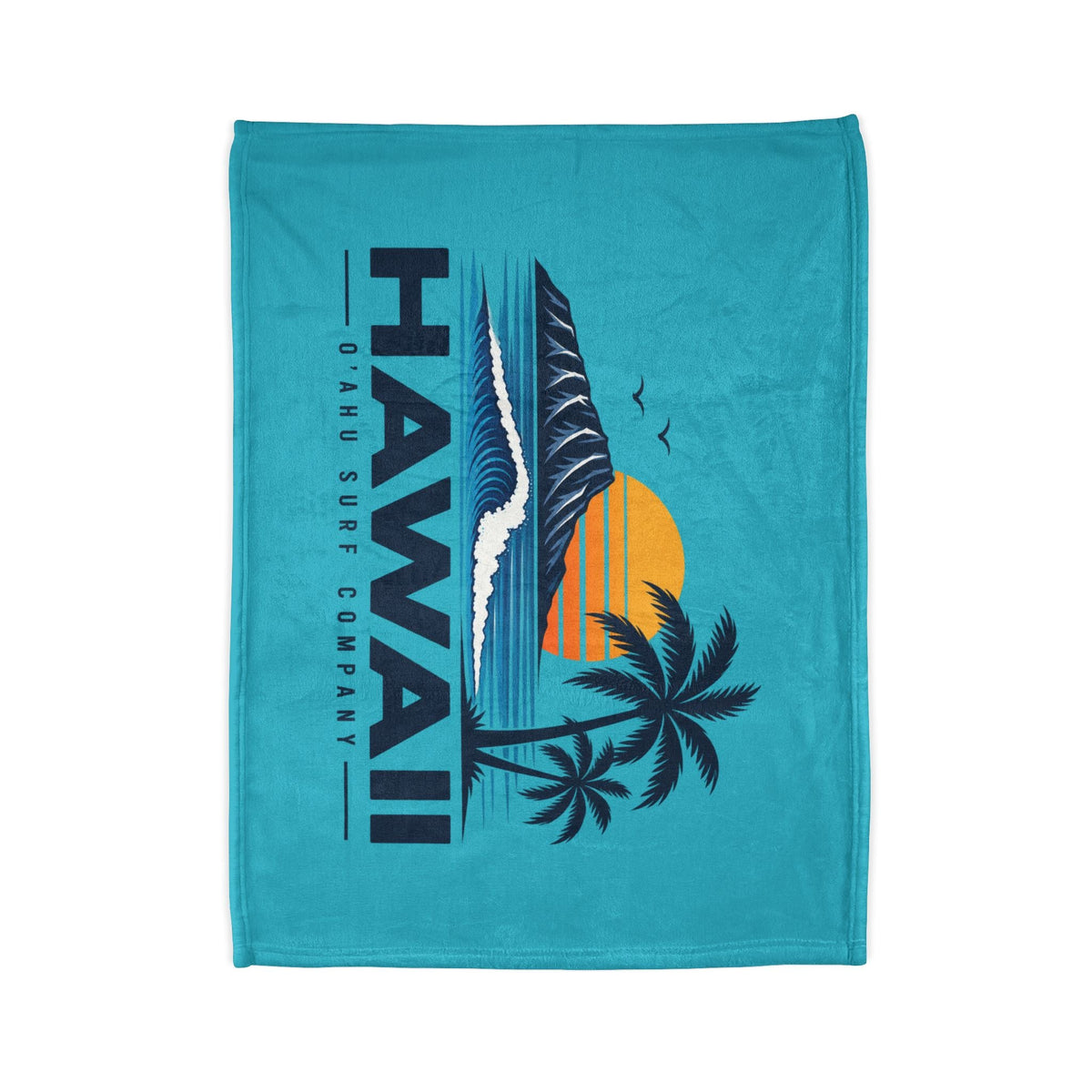 Hawaii Sunset Throw Blanket - O'ahu Surf Company
