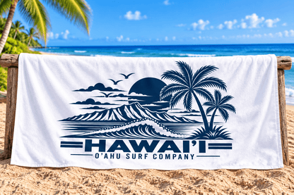 Hawaii Surf Beach Towel - O'ahu Surf Company