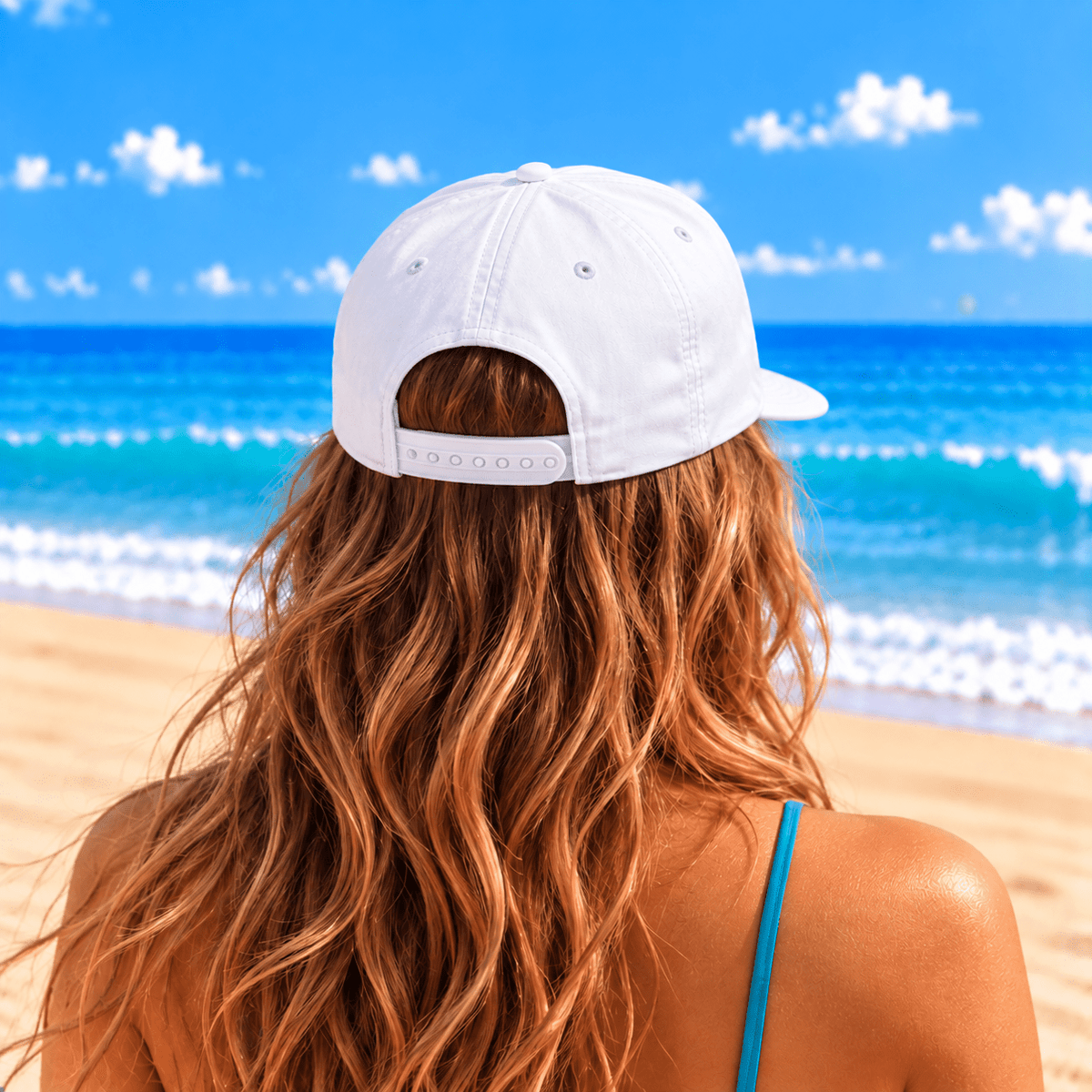 Hawaii Surf Hat Oahu Ocean Wave Palm Tree Snapback Cap - O'ahu Surf Company