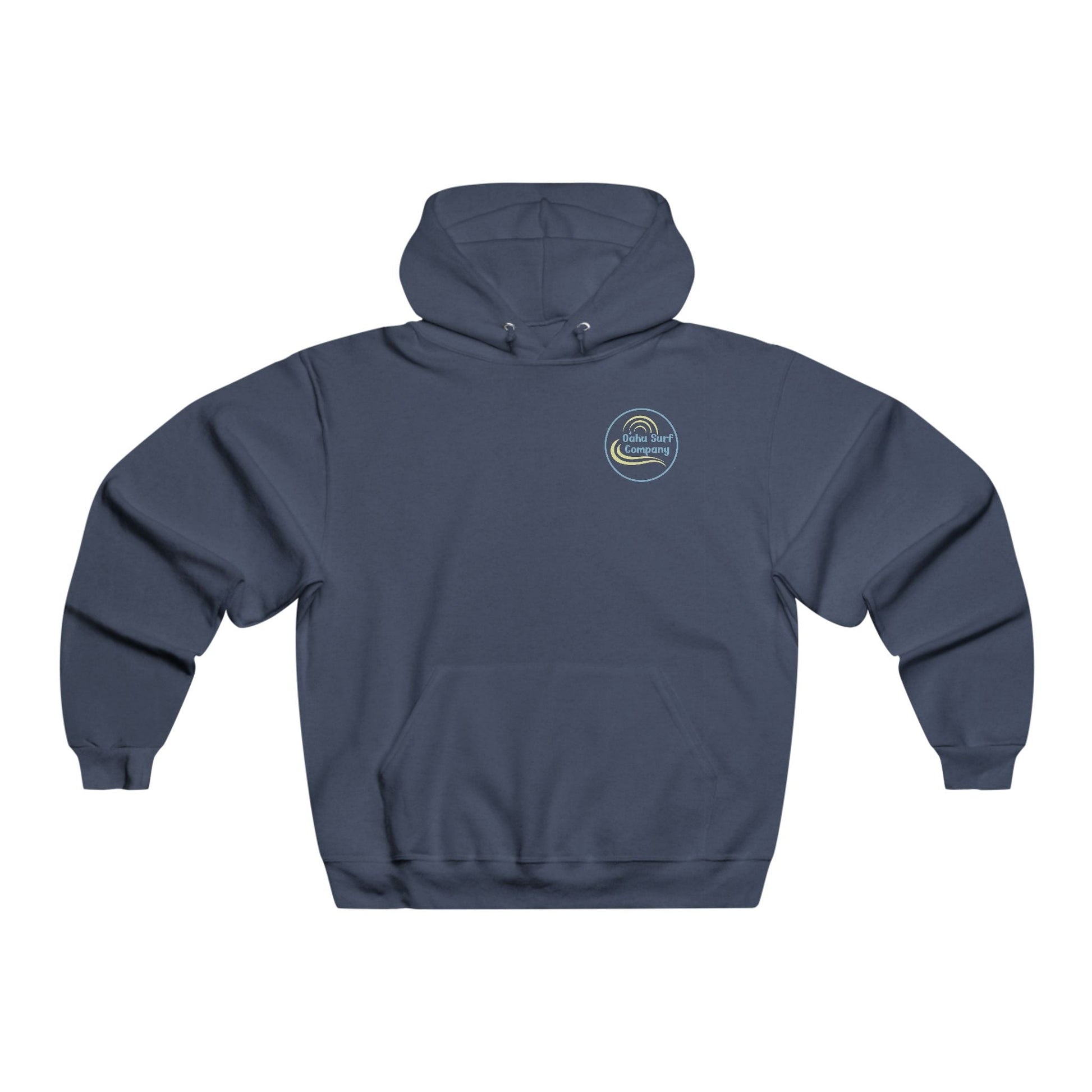 Hawaii Surf Hoodie – Hawaiian Surf Sweatshirt with Island Style Wave and Sea Turtle Design - O'ahu Surf Company