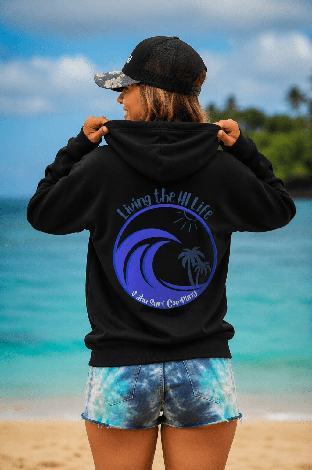 Hawaii Surf Hoodie – Living the HI Life - O'ahu Surf Company