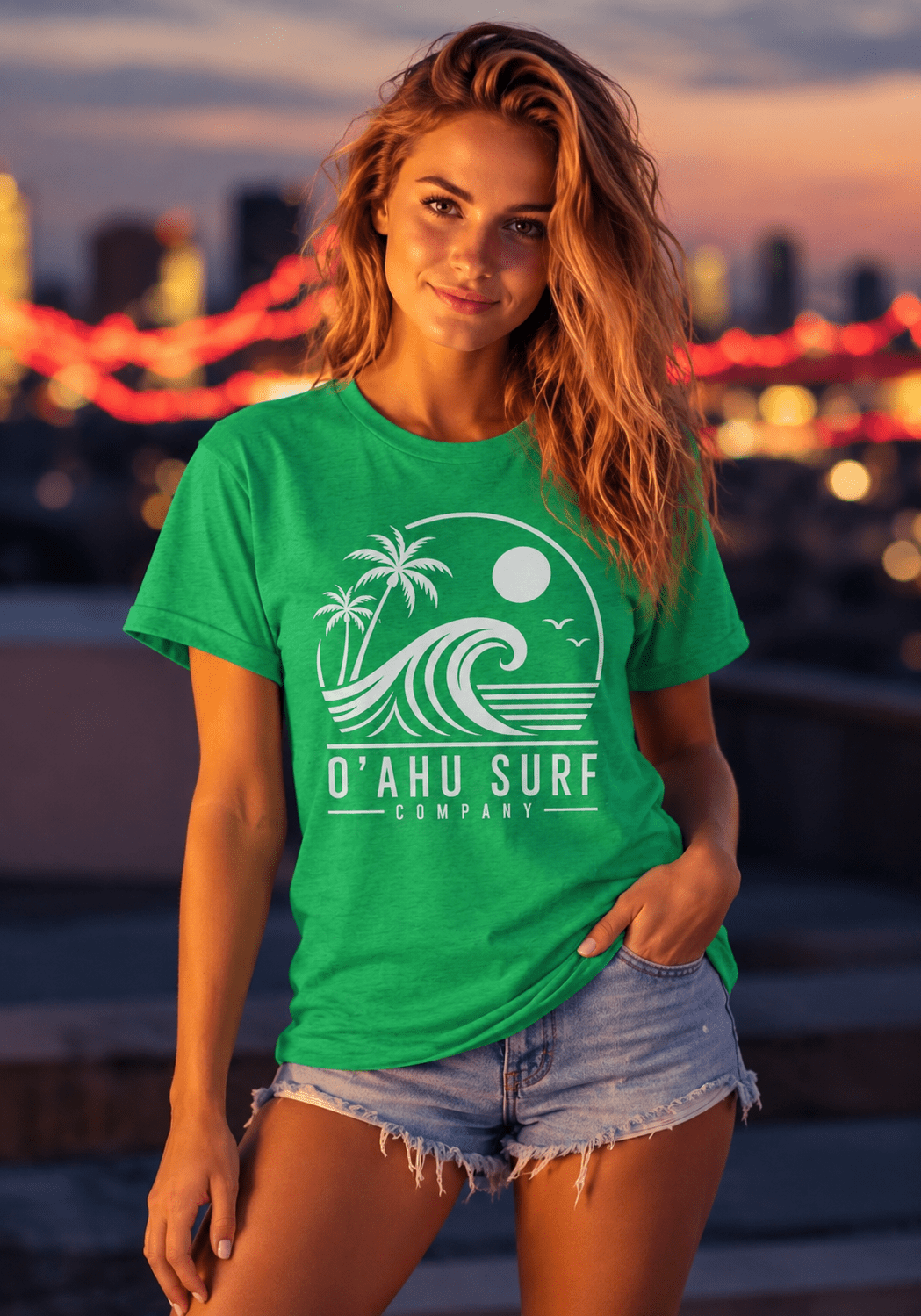 Hawaii Surf Tri-Blend T-Shirt - O'ahu Surf Company