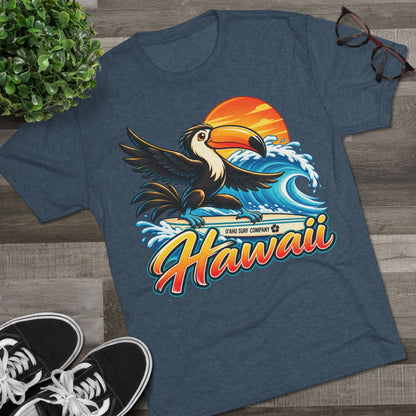 Hawaii Surfing Toucan T-Shirt - O'ahu Surf Company