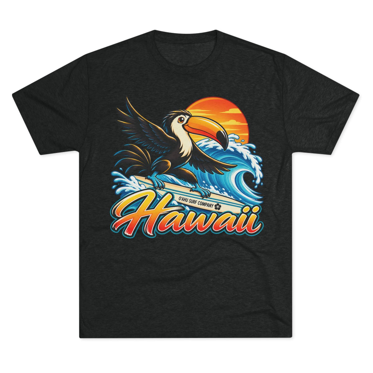 Hawaii Surfing Toucan T-Shirt - O'ahu Surf Company