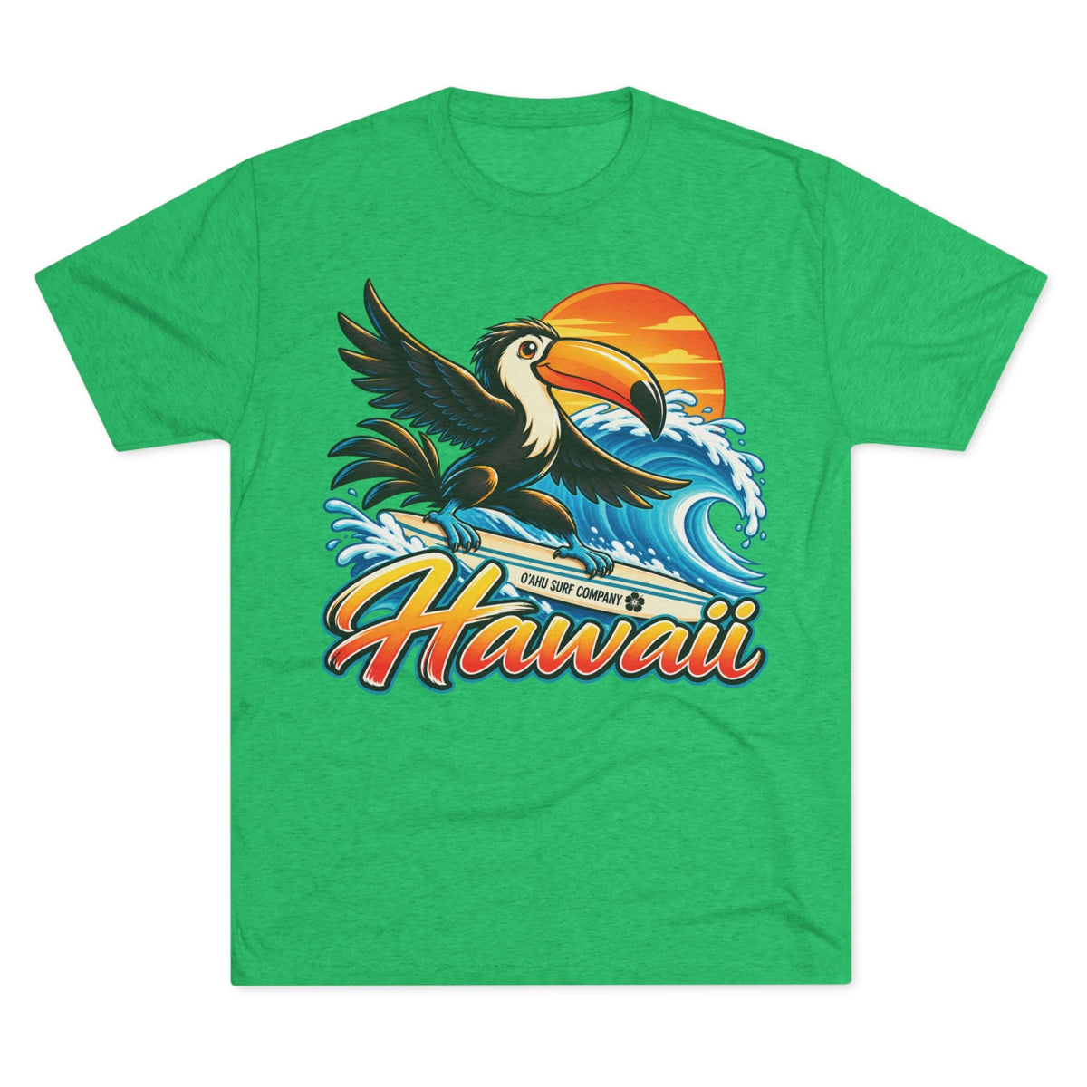 Hawaii Surfing Toucan T-Shirt - O'ahu Surf Company