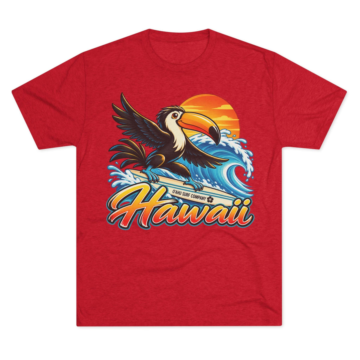 Hawaii Surfing Toucan T-Shirt - O'ahu Surf Company