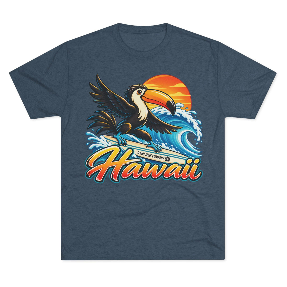 Hawaii Surfing Toucan T-Shirt - O'ahu Surf Company