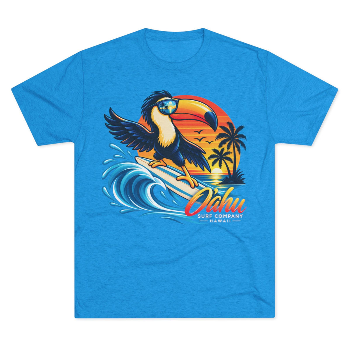Hawaii Surfing Toucan Unisex T-Shirt - O'ahu Surf Company