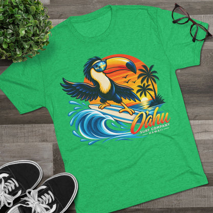 Hawaii Surfing Toucan Unisex T-Shirt - O'ahu Surf Company