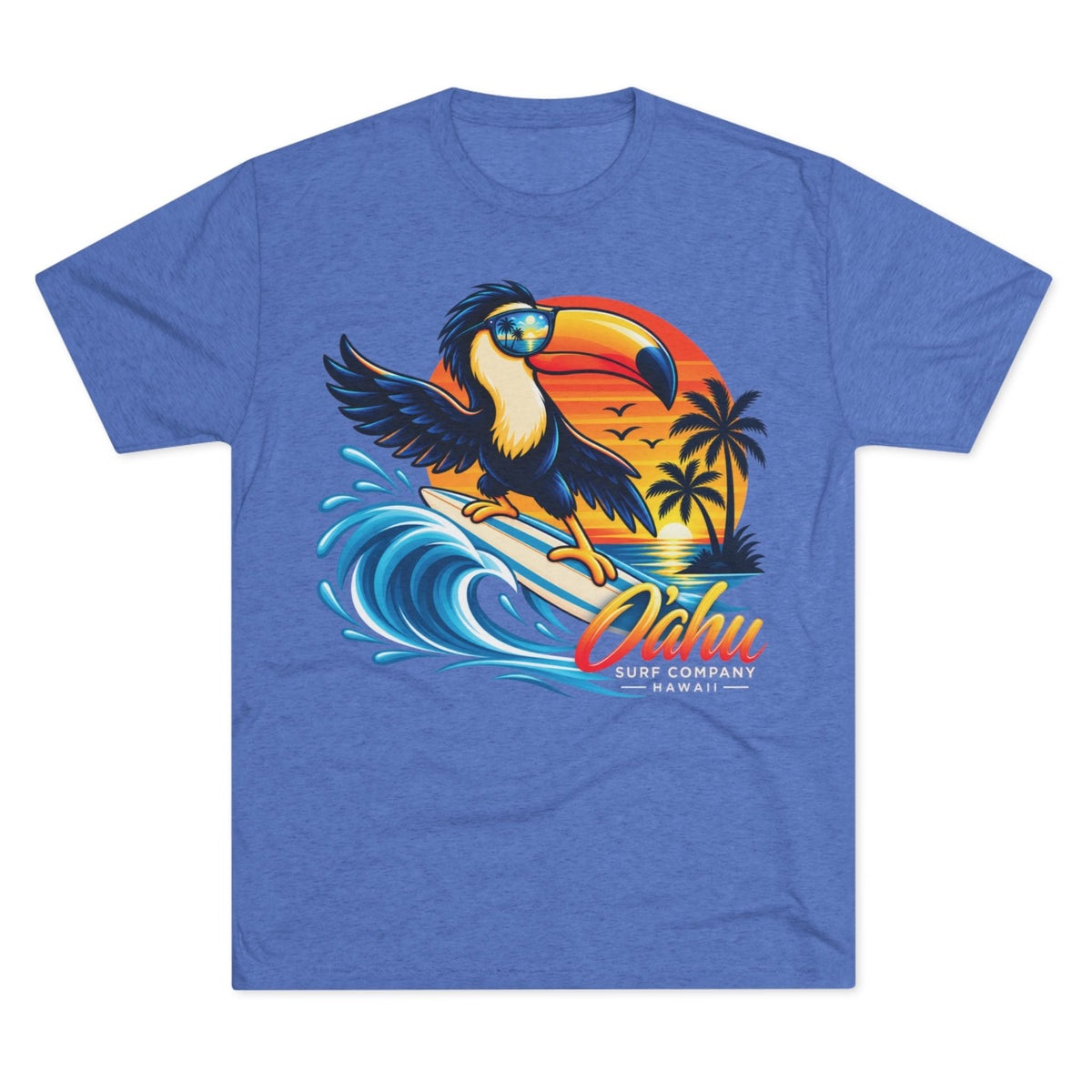 Hawaii Surfing Toucan Unisex T-Shirt - O'ahu Surf Company