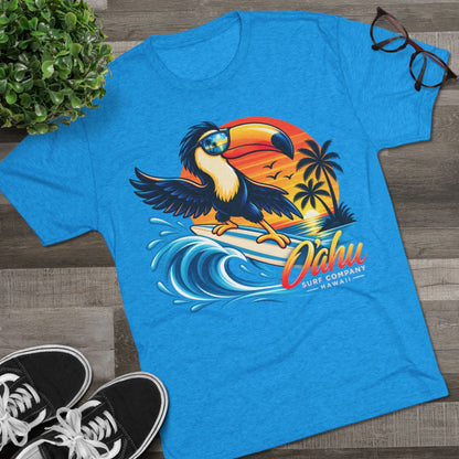 Hawaii Surfing Toucan Unisex T-Shirt - O'ahu Surf Company