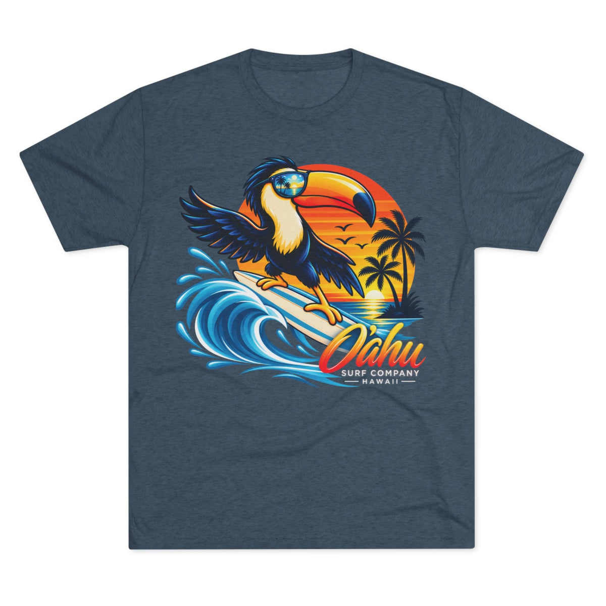 Hawaii Surfing Toucan Unisex T-Shirt - O'ahu Surf Company