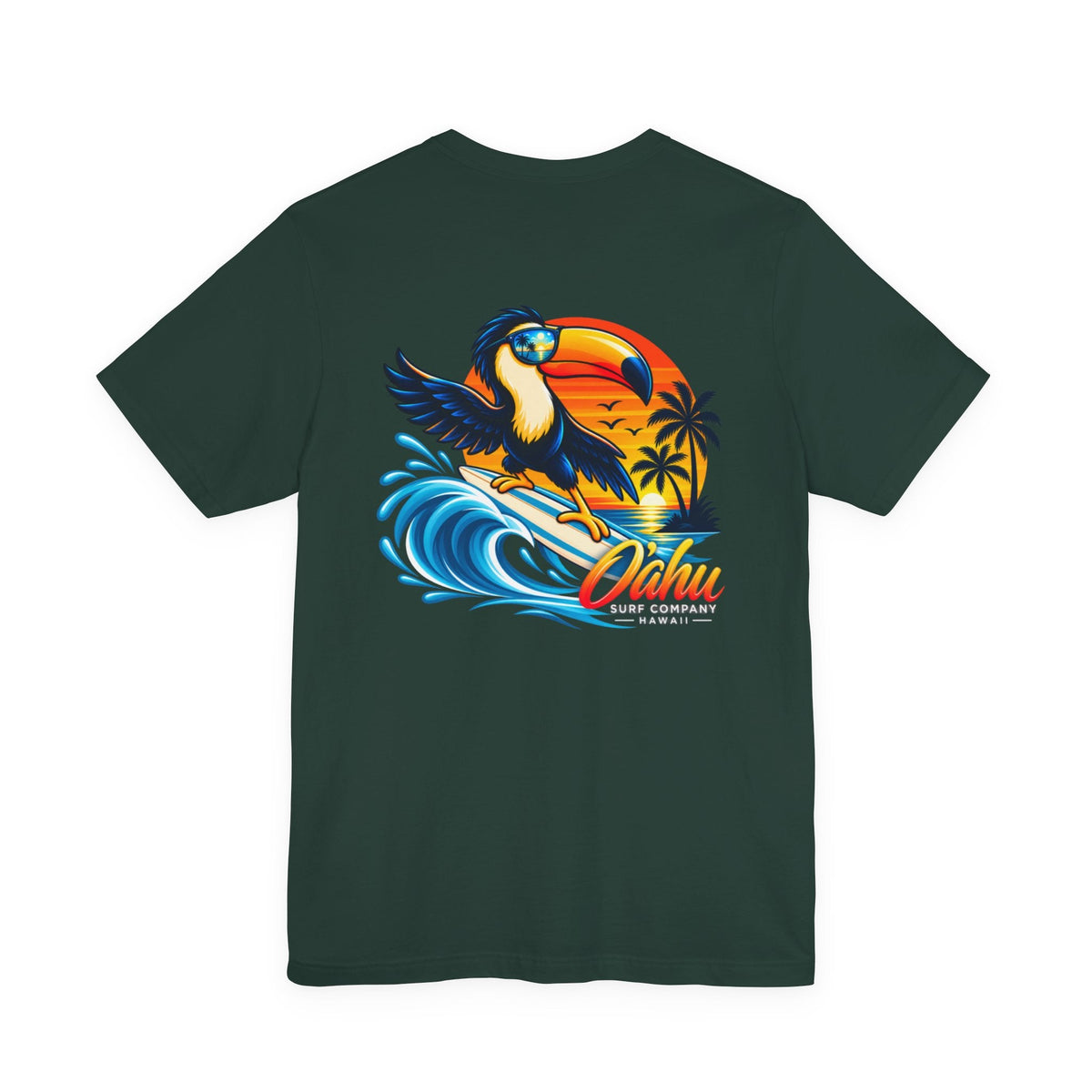 Hawaii Toucan Surfer T-Shirt - O'ahu Surf Company