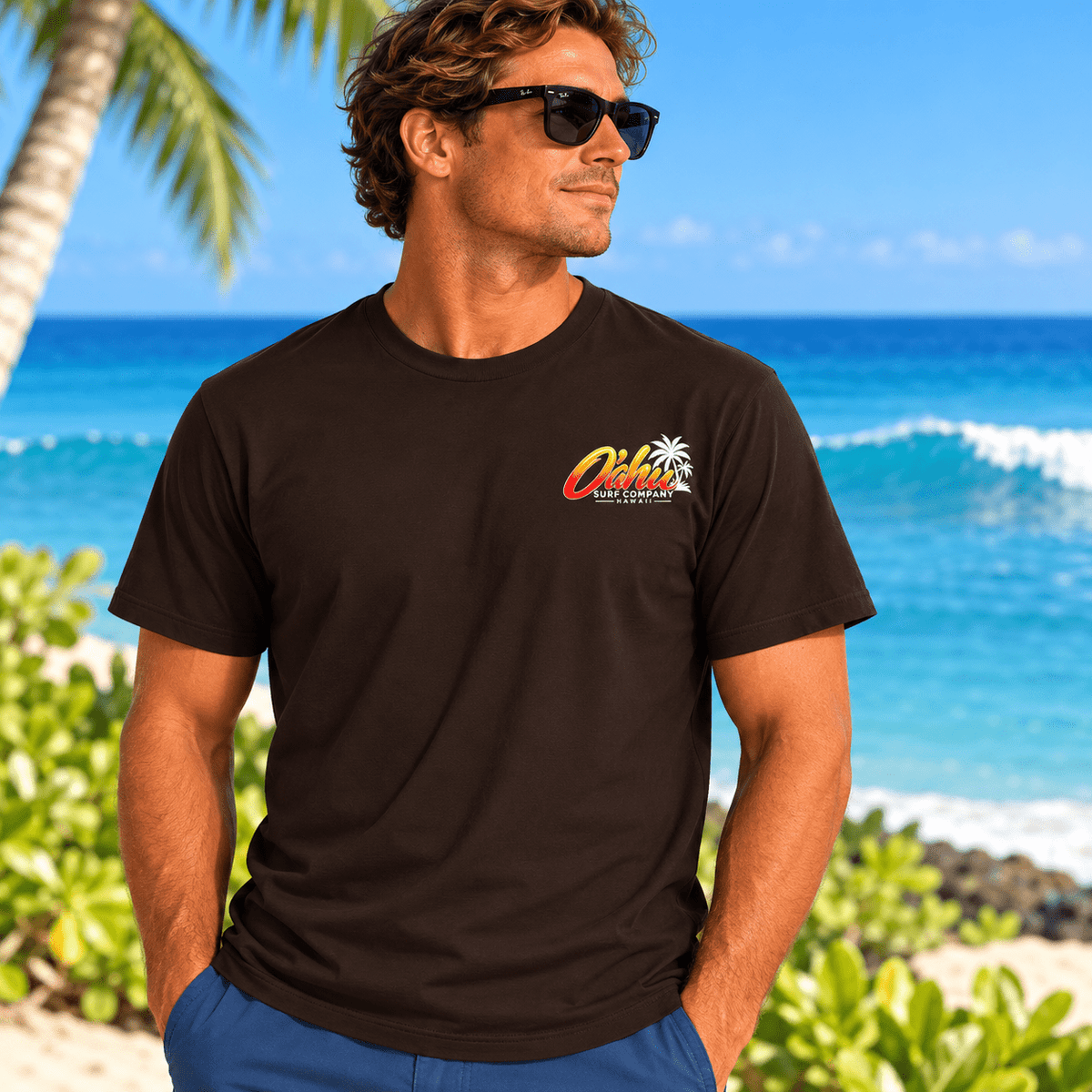 Hawaii Toucan Surfer T-Shirt - O'ahu Surf Company