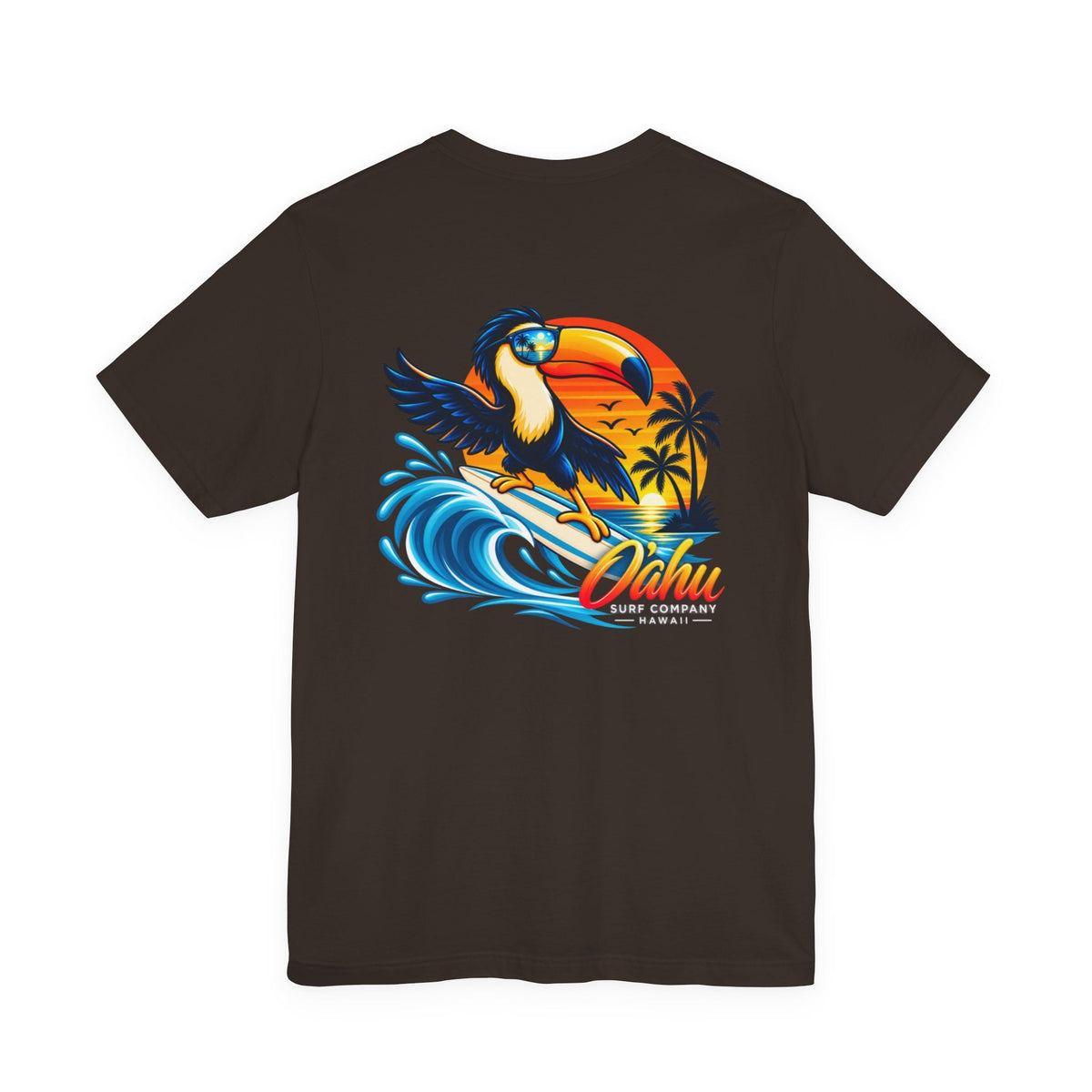 Hawaii Toucan Surfer T-Shirt - O'ahu Surf Company