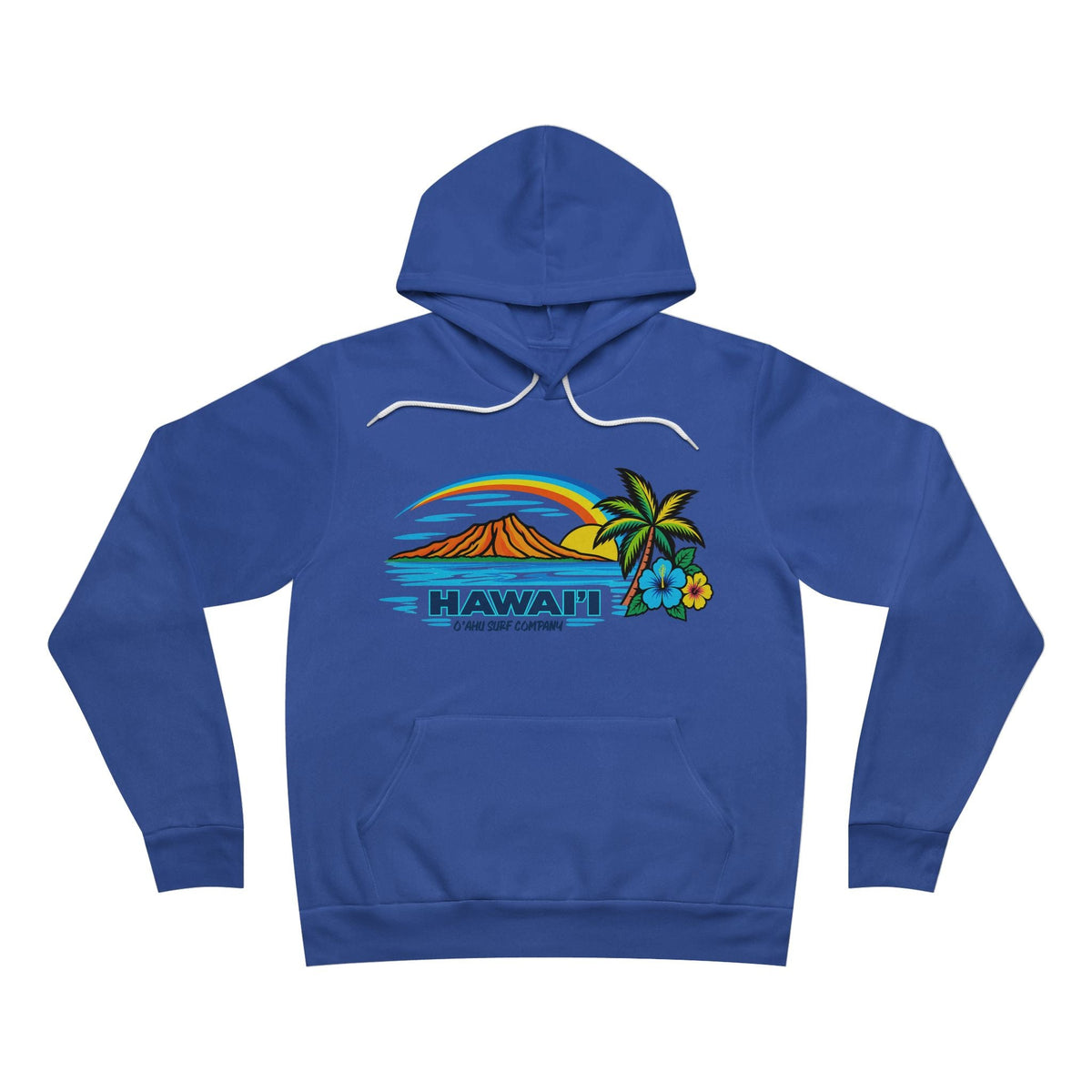 Hawaii Tropical Sunset Hoodie – Oahu Surf Pullover Sweatshirt - O'ahu Surf Company