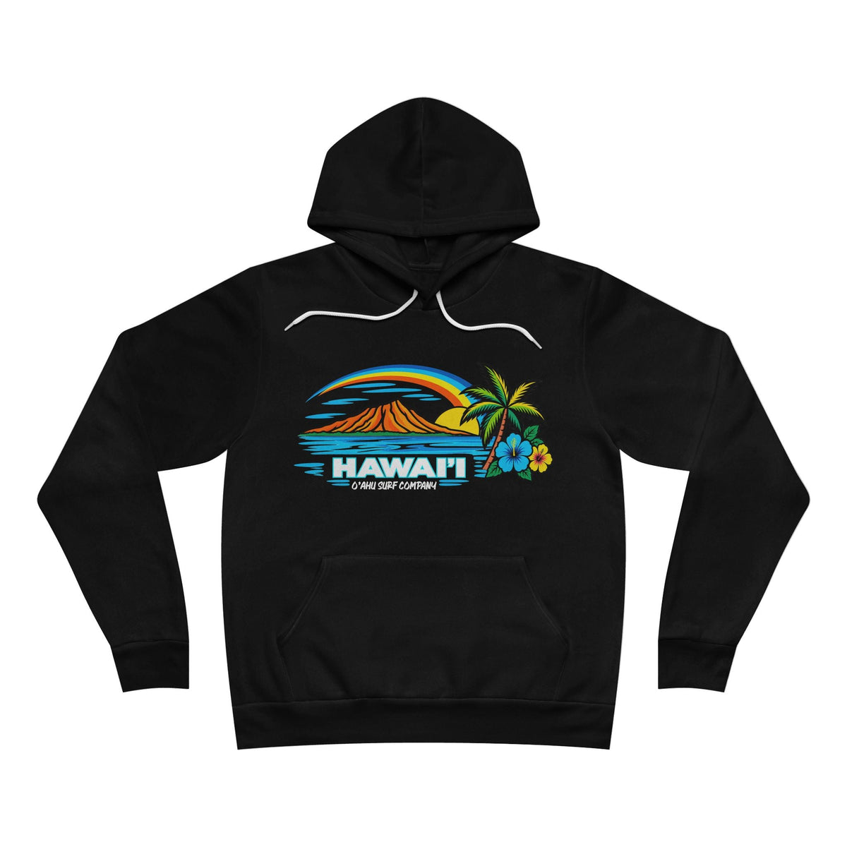 Hawaii Tropical Sunset Hoodie – Oahu Surf Pullover Sweatshirt - O'ahu Surf Company