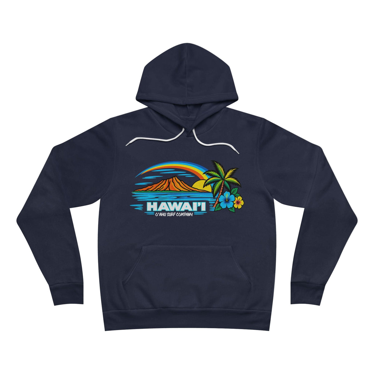 Hawaii Tropical Sunset Hoodie – Oahu Surf Pullover Sweatshirt - O'ahu Surf Company