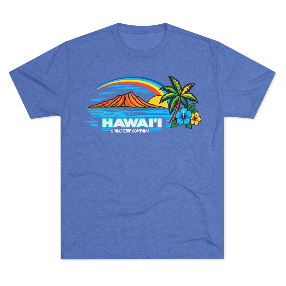 Hawaii Tropical Sunset T-Shirt - O'ahu Surf Company