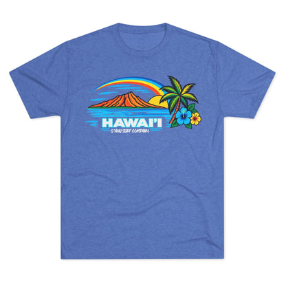 Hawaii Tropical Sunset T-Shirt - O'ahu Surf Company