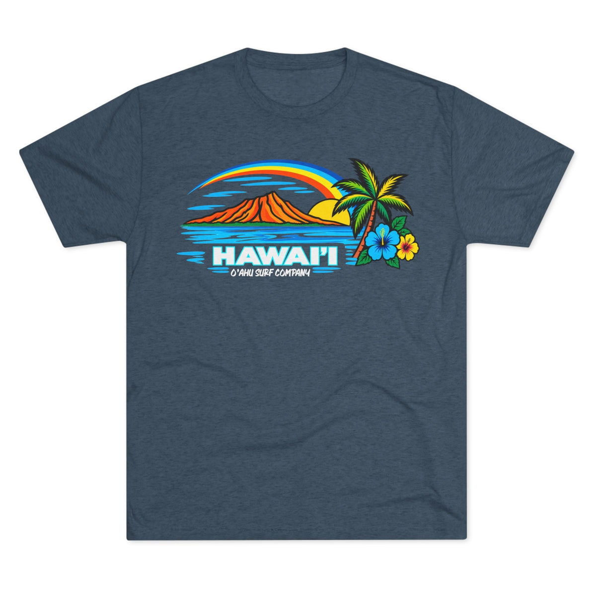Hawaii Tropical Sunset T-Shirt - O'ahu Surf Company