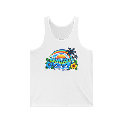 Hawaii Tropical Sunset Tank Top – Oahu Beach & Surf Shirt - O'ahu Surf Company