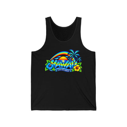 Hawaii Tropical Sunset Tank Top – Oahu Beach & Surf Shirt - O'ahu Surf Company