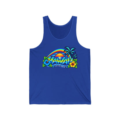 Hawaii Tropical Sunset Tank Top – Oahu Beach & Surf Shirt - O'ahu Surf Company