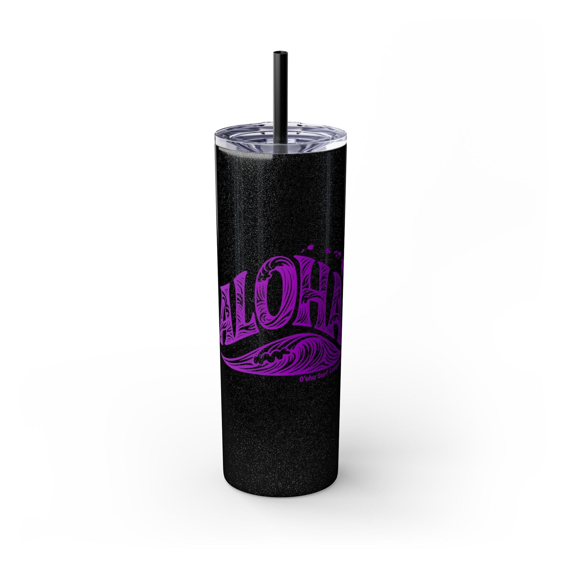 Hawaii Wave Skinny Tumbler with Straw 20oz - O'ahu Surf Company
