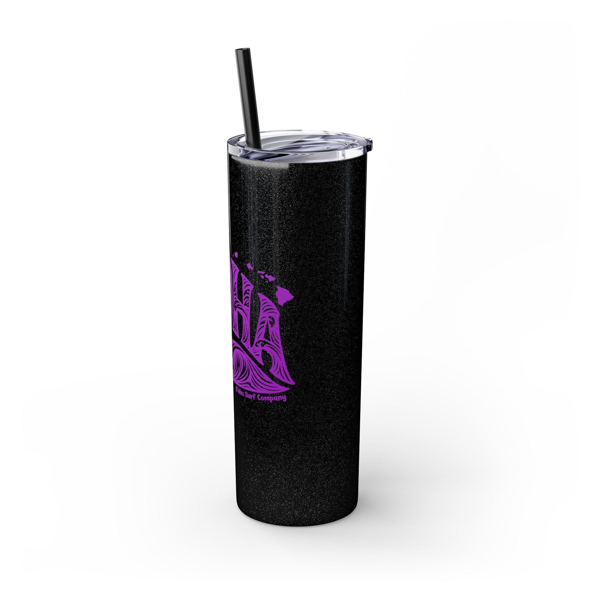 Hawaii Wave Skinny Tumbler with Straw 20oz - O'ahu Surf Company