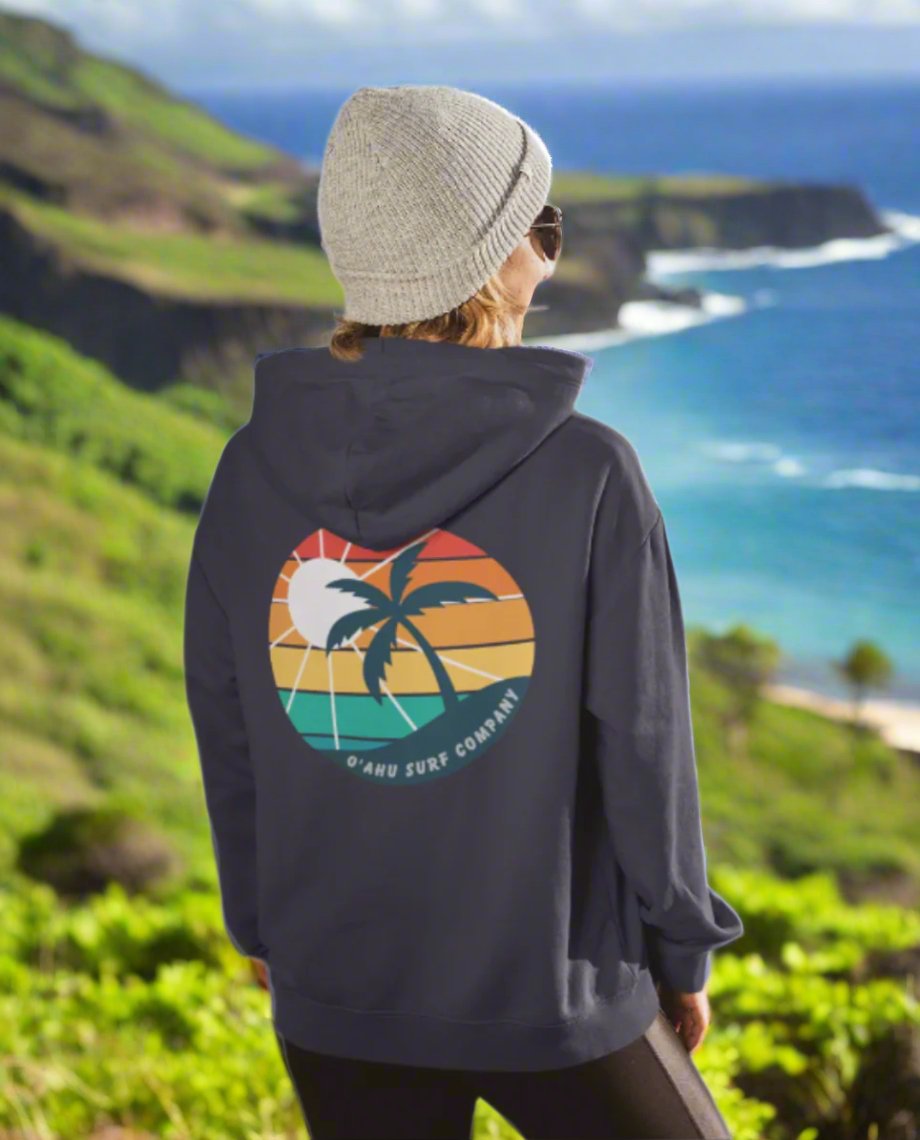 Hawaiian Island Rainbow Colors Women's Unisex Hoodie Sweatshirt - O'ahu Surf Company