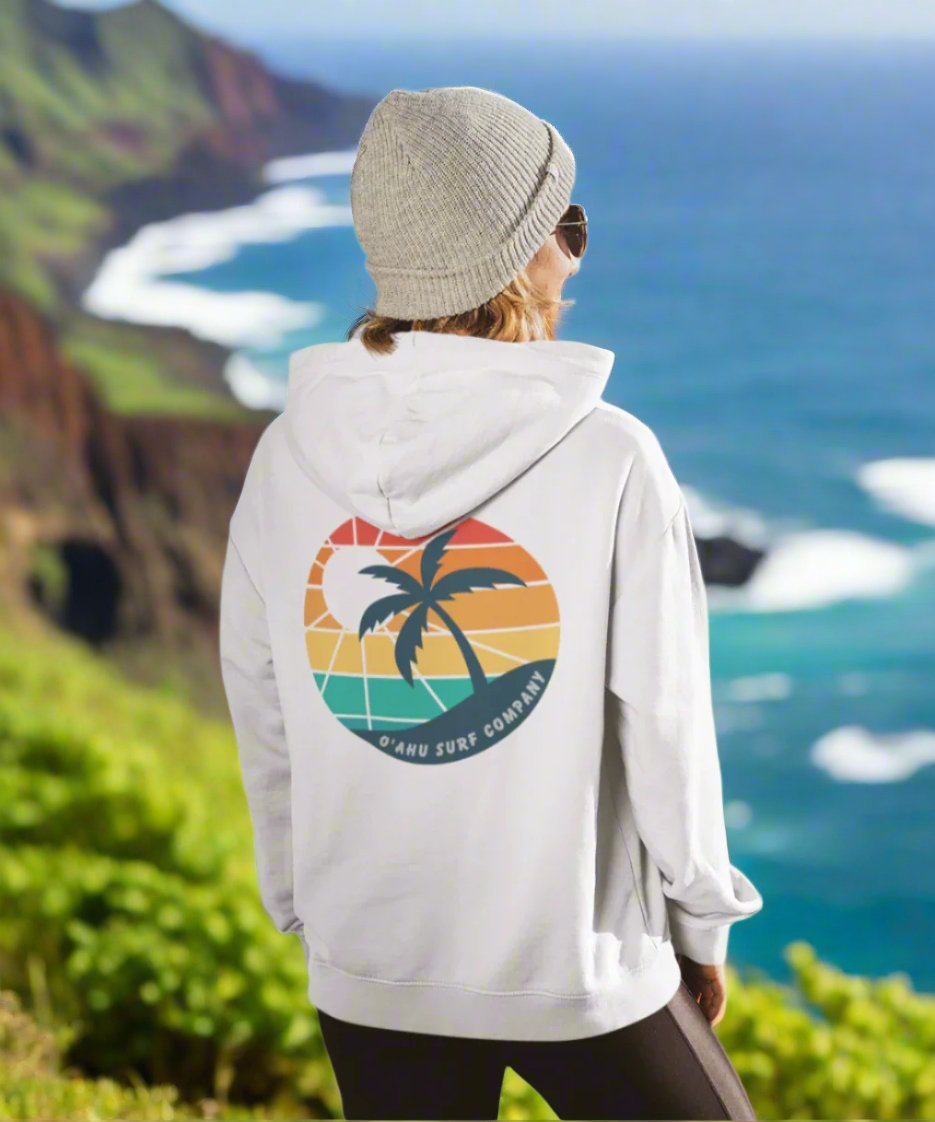 Hawaiian Island Rainbow Colors Women's Unisex Hoodie Sweatshirt - O'ahu Surf Company