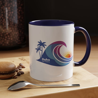 Hawaiian Island Style Coffee Mug 11oz Beach House Decor Tropical Island Theme Cup - O'ahu Surf Company
