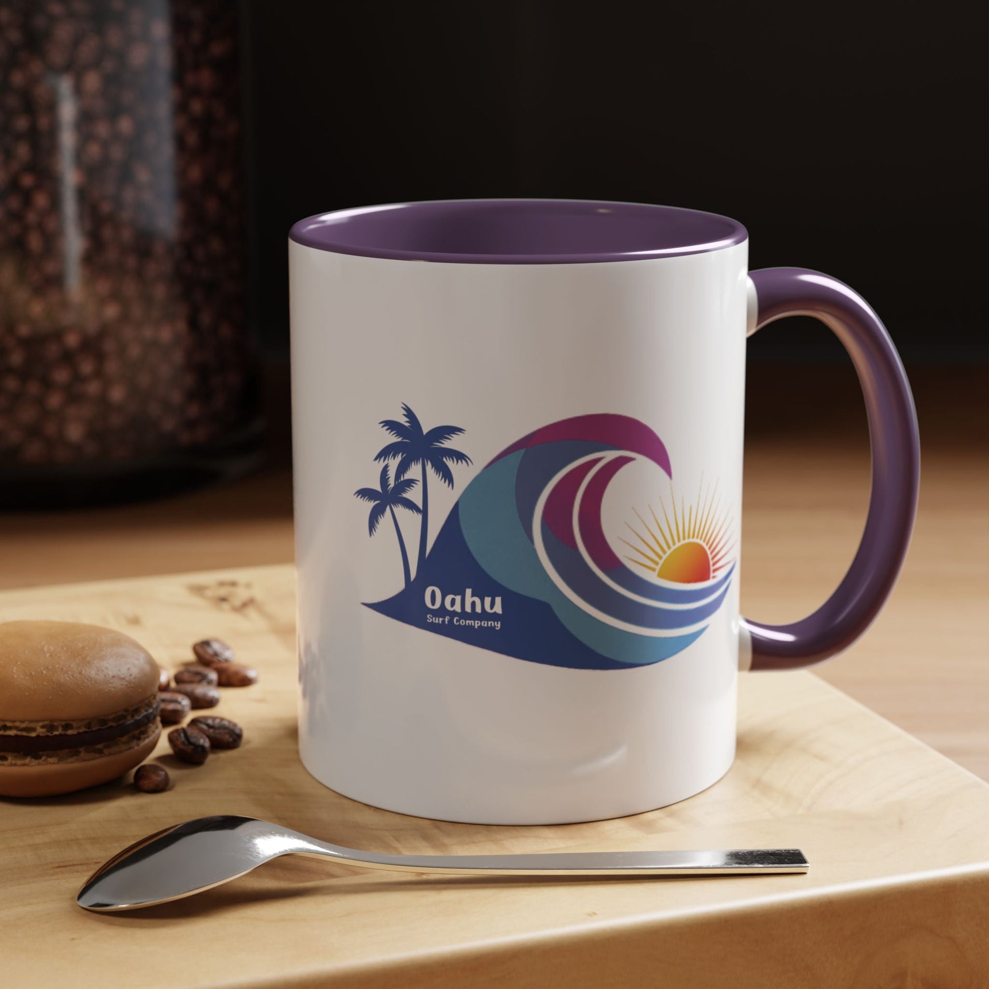 Hawaiian Island Style Coffee Mug 11oz Beach House Decor Tropical Island Theme Cup - O'ahu Surf Company