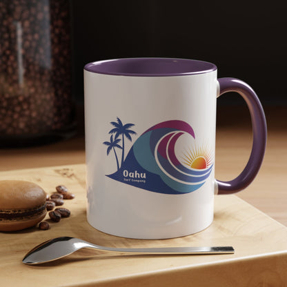 Hawaiian Island Style Coffee Mug 11oz Beach House Decor Tropical Island Theme Cup - O'ahu Surf Company