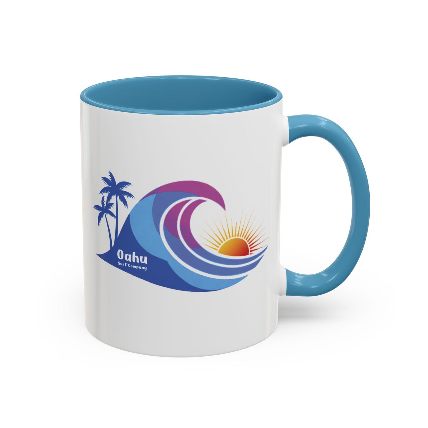 Hawaiian Island Style Coffee Mug 11oz Beach House Decor Tropical Island Theme Cup - O'ahu Surf Company