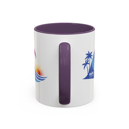 Hawaiian Island Style Coffee Mug 11oz Beach House Decor Tropical Island Theme Cup - O'ahu Surf Company