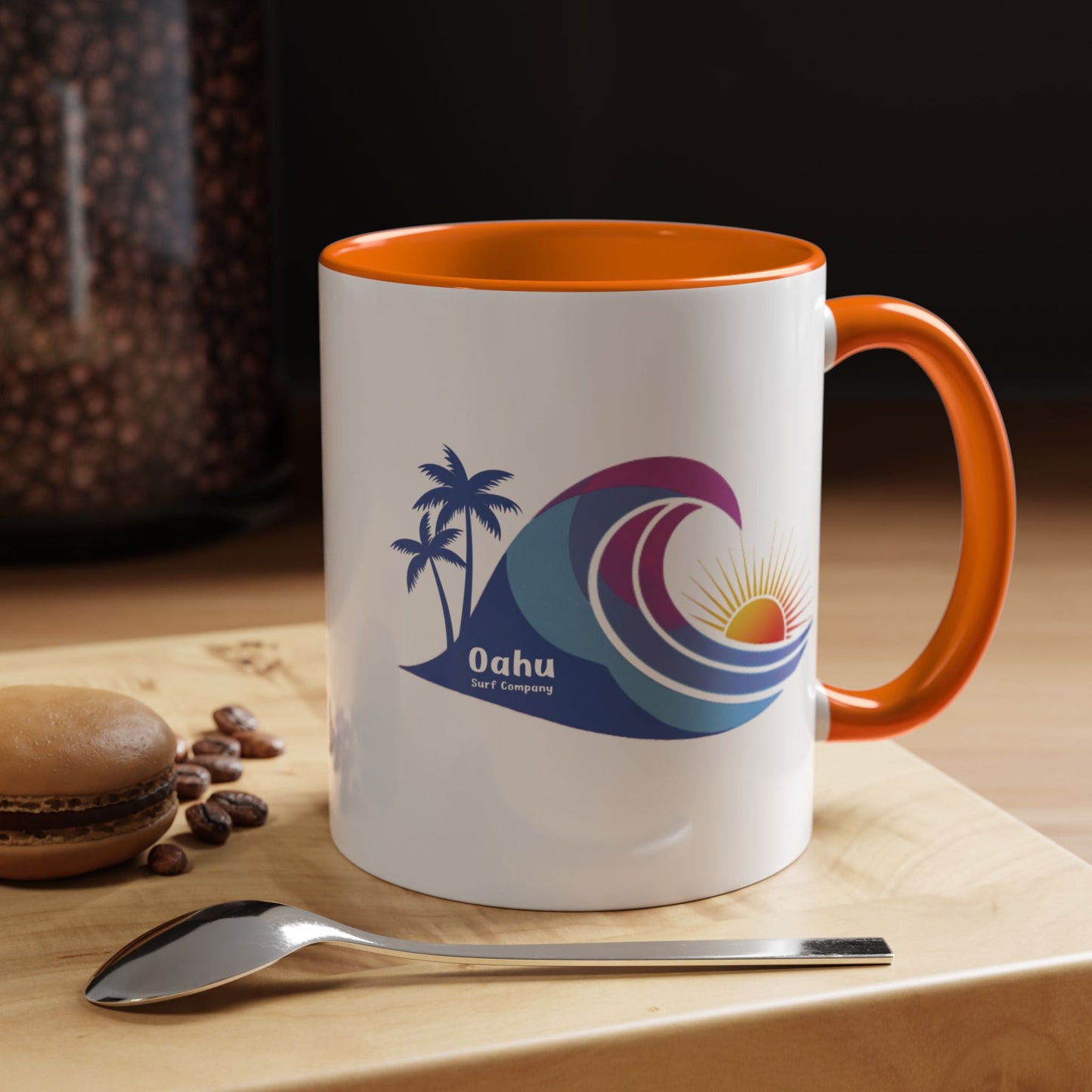 Hawaiian Island Style Coffee Mug 11oz Beach House Decor Tropical Island Theme Cup - O'ahu Surf Company