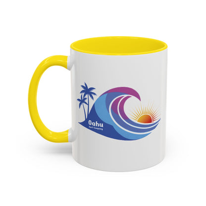 Hawaiian Island Style Coffee Mug 11oz Beach House Decor Tropical Island Theme Cup - O'ahu Surf Company